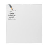 Bloc-note Drôle Travail Dire Drôle Citation Notes (Devant)