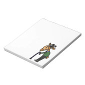 Bloc-note Drôle Vieux Chèvre Dessin d'Art original (Tourné)