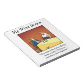 Bloc-note Drôle Wine Journal "Spectickles" Cadeau (Incliné)