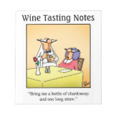 Bloc-note Drôle Wine Journal "Spectickles" Cadeau (Devant)