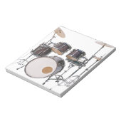 Bloc-note Drums Outils Percussion Musique Concert (Tourné)