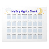 Bloc-note Dry Nights Sticker Chart: Bedwetting Tracker, Pott (Devant)