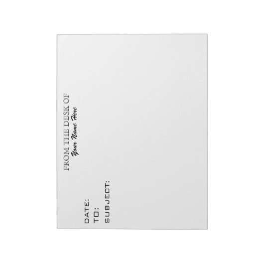 BLOC-NOTE DU BUREAU DE (Tourné)