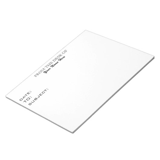 BLOC-NOTE DU BUREAU DE (Incliné)