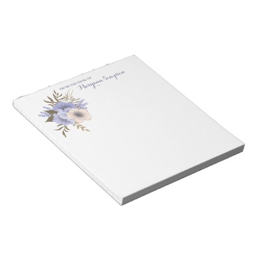 Bloc-note Du bureau de - Elégant Bouquet de fleurs (Incliné)