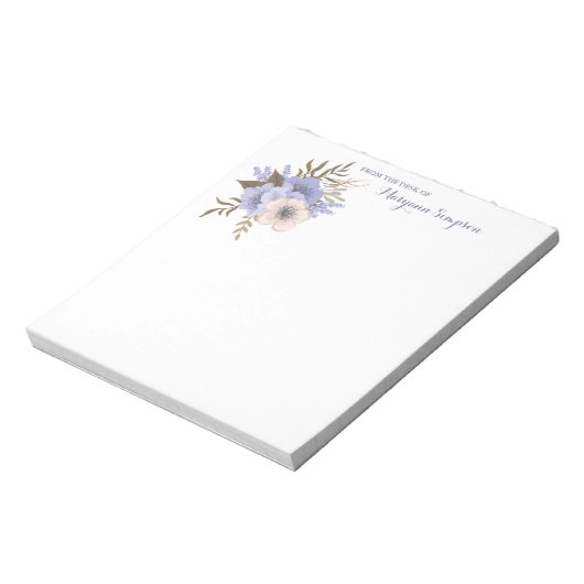 Bloc-note Du bureau de - Elégant Bouquet de fleurs (Tourné)