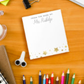 Bloc-note Du bureau de - Faux Gold Stars