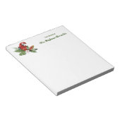 Bloc-note Du Bureau De L'Aquarelle Enseignants D'Oiseaux Tro (Incliné)