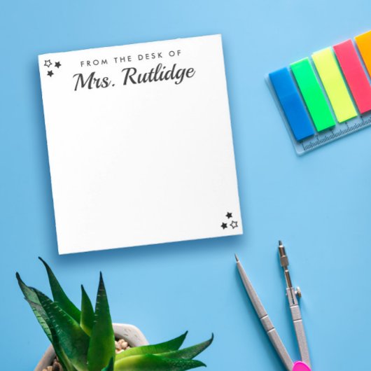 Bloc-note Du bureau de - Little Black Stars