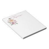 Bloc-note Du bureau de - Plutôt Floral (Incliné)