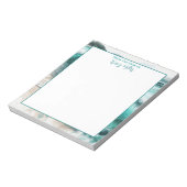 Bloc-note Du bureau de | Vagues océaniques personnalisées (Tourné)