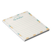 Bloc-note Du Bureau Du Mignonne Motif D'Ananas Fille (Incliné)