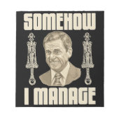 Bloc-note D'une manière ou d'une autre, je gère (Devant)