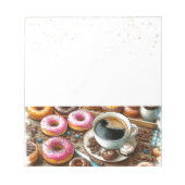 Bloc-note Durée du beigne et du café (Devant)