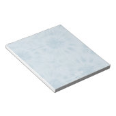 Bloc-note Dye | Pastel Blue Modern Stylish Monogram (Incliné)