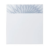 Bloc-note Dynamic Fantasy Abstract Blue Tones Fractal Art (Devant)