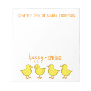 Bloc-note Easter Chics Spring Whimsical