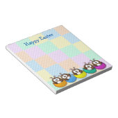 Bloc-note Easter owl - rainbow (Incliné)