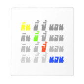 Bloc-note Eat Poop Boom Sleep (Devant)