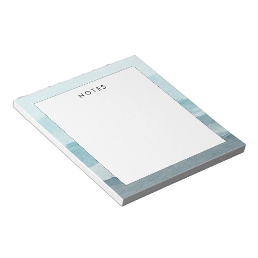 Bloc-note Eau bleu mer Abstraite (Incliné)