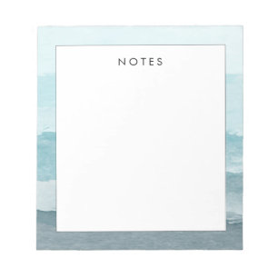 Bloc-note Eau bleu mer Abstraite