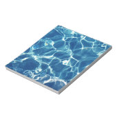 Bloc-note Eau bleue étincelante (Tourné)