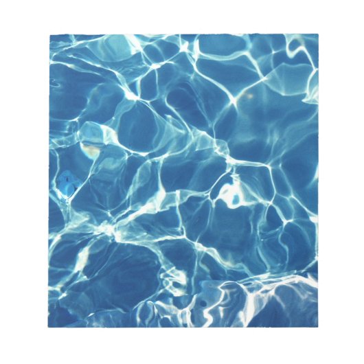 Bloc-note Eau bleue étincelante (Devant)
