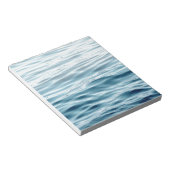 Bloc-note Eau bleue ondulée (Incliné)