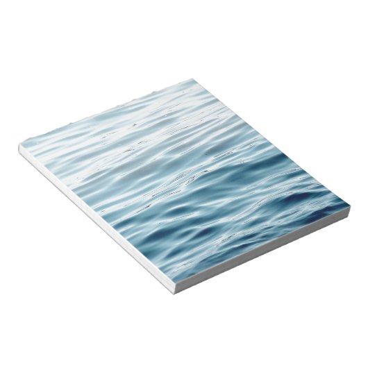 Bloc-note Eau bleue ondulée (Incliné)