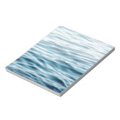 Bloc-note Eau bleue ondulée (Tourné)