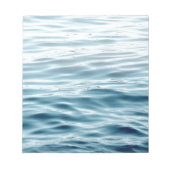 Bloc-note Eau bleue ondulée (Devant)