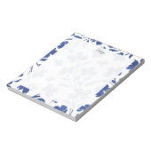 Bloc-note Eau d'Indigo - tiges de fleurs (Tourné)