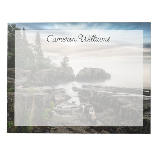 Bloc-note Eau | Lac Supérieur Grand Marais, Minnesota (Devant)