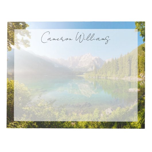 Bloc-note Eau | Lago di Fusine Mont Gangart Alpes juliennes (Devant)