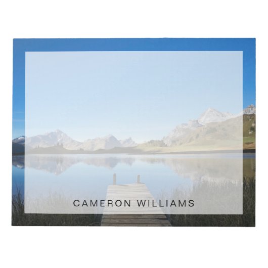 Bloc-note Eau | Lai da Vons Suisse (Devant)