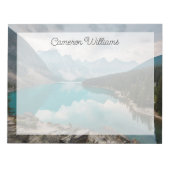 Bloc-note Eau | Moraine Lake Alberta Canada (Devant)