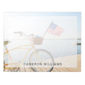 Bloc-note Eau | Vélo au bord du lac (Devant)