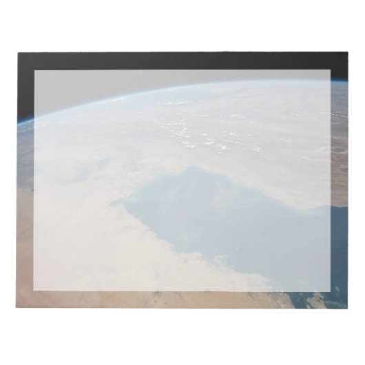 Bloc-note Eaux Bleues Tropicales Du Golfe Persique. (Devant)