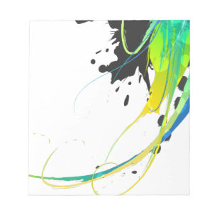 Bloc-note Eaux cool Abstraites Plaques de peinture