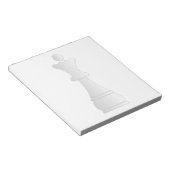 Bloc-note Échecs de la reine blanche (Incliné)