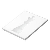 Bloc-note Échecs de la reine blanche (Tourné)