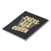 Bloc-note Échecs Queen Enfants & Femmes Cadeau (Tourné)