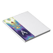 BLOC-NOTE ÉCHELLES D'OR DE LA LOI AVEC GEM STONES MONOGRAM (Incliné)