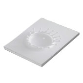 Bloc-note Éclaboussure de lait (Tourné)