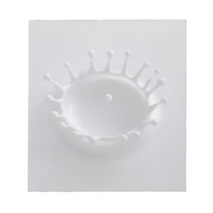 Bloc-note Éclaboussure de lait