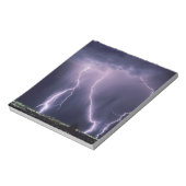 Bloc-note Éclair au-dessus de Salt Lake Valley, Utah. (Tourné)