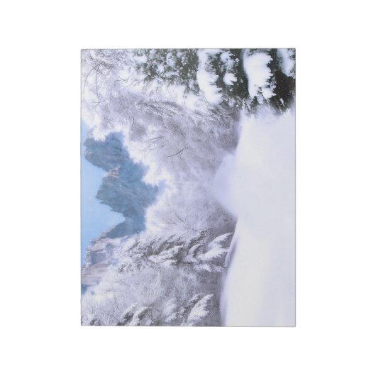 Bloc-note Éclairage hiver Noël Scrapbooking Papier Pad (Tourné)