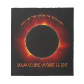 Bloc-note Éclipse solaire (Devant)