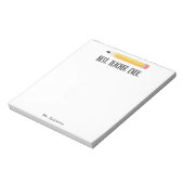 Bloc-note École d'appréciation du meilleur enseignant (Tourné)