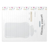 Bloc-note Économisez un suivi de bocal (Devant)